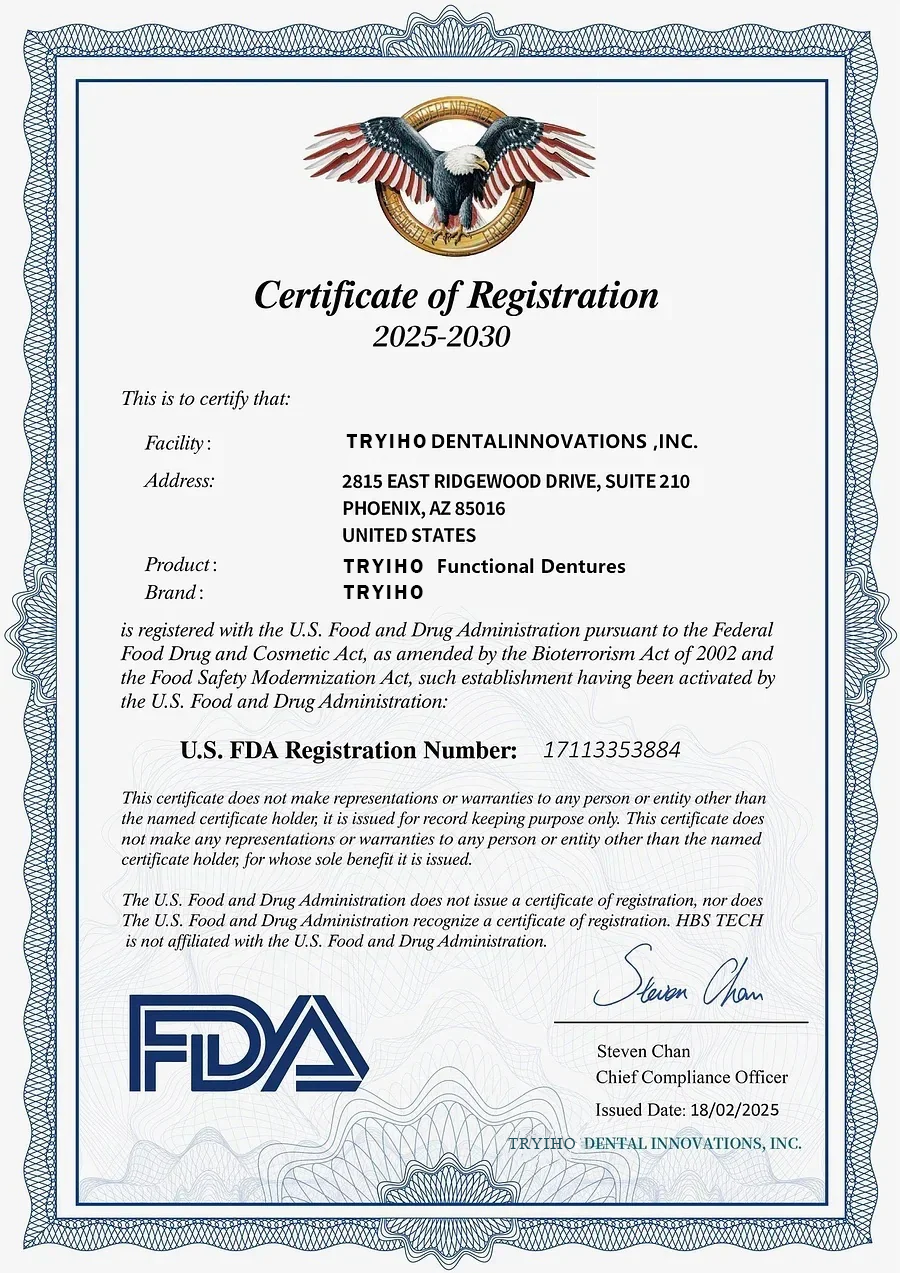 🦷 Fit Full Functional DenturesMake you more confident-Made in the USA & FDA-Certified