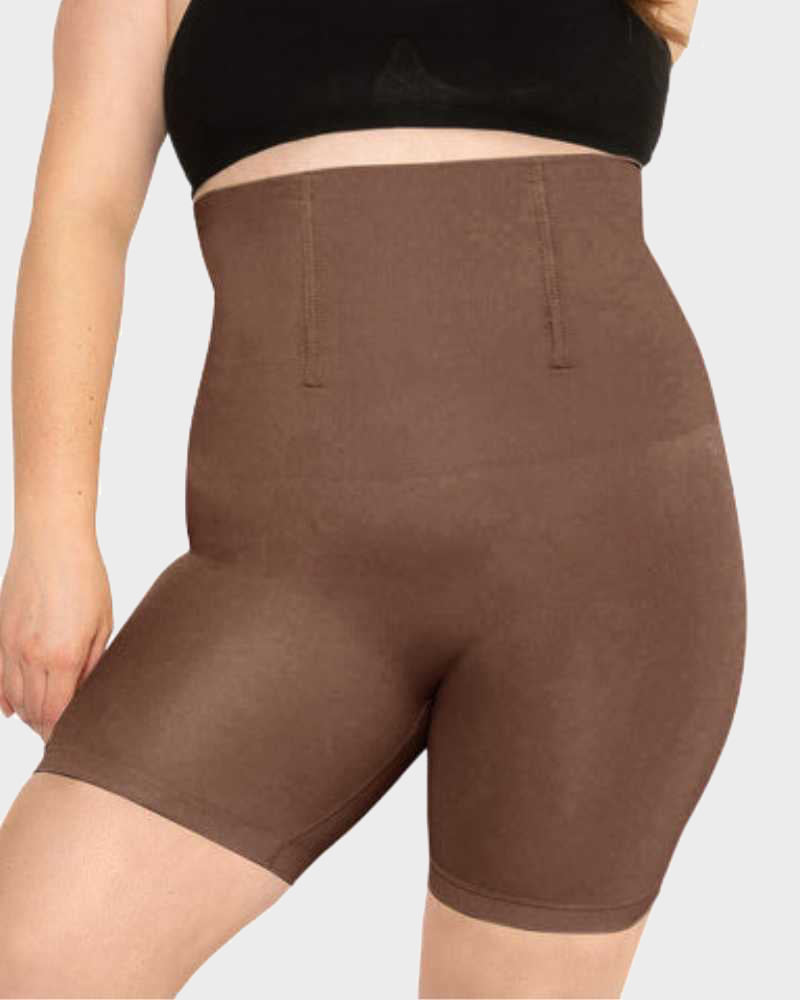 Comfort Seamless High-Waist Mid-Thigh Shaping Shorts