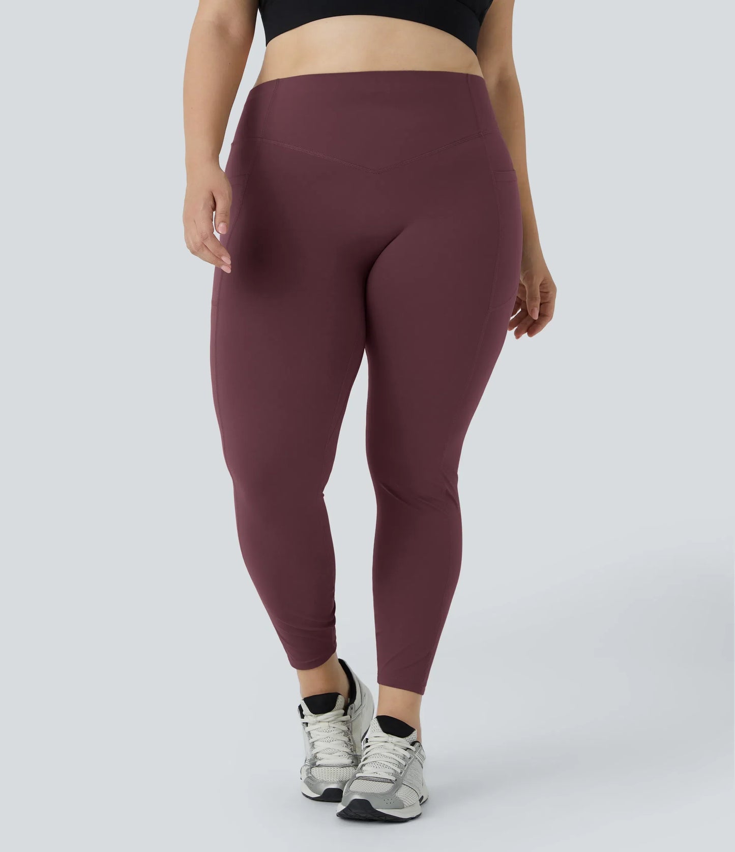High Waisted Tummy Control Shaping Training Leggings Plus size