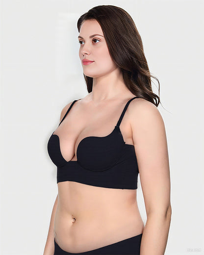 Low Cut U-Shaped Backless Bra
