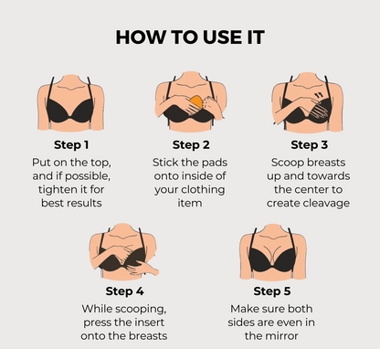 Instant Boost Breast Lift Sticky Insert Pads(2 Pairs)