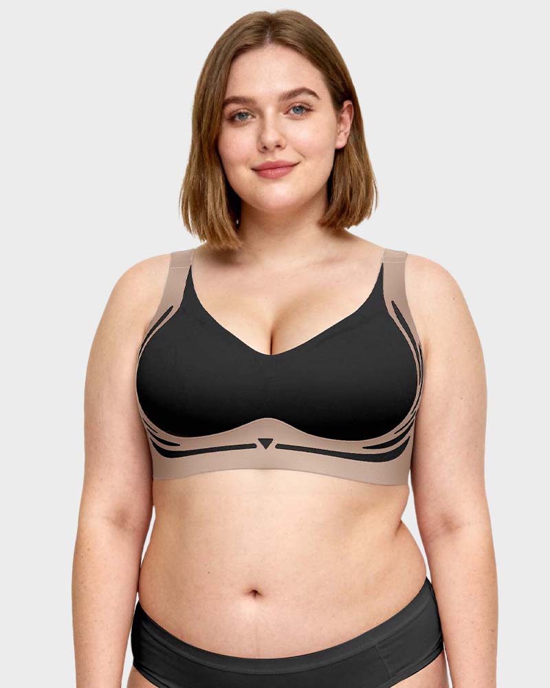 Anti-Sagging Support Shockproof Sports Fixed Cup Bra For Women