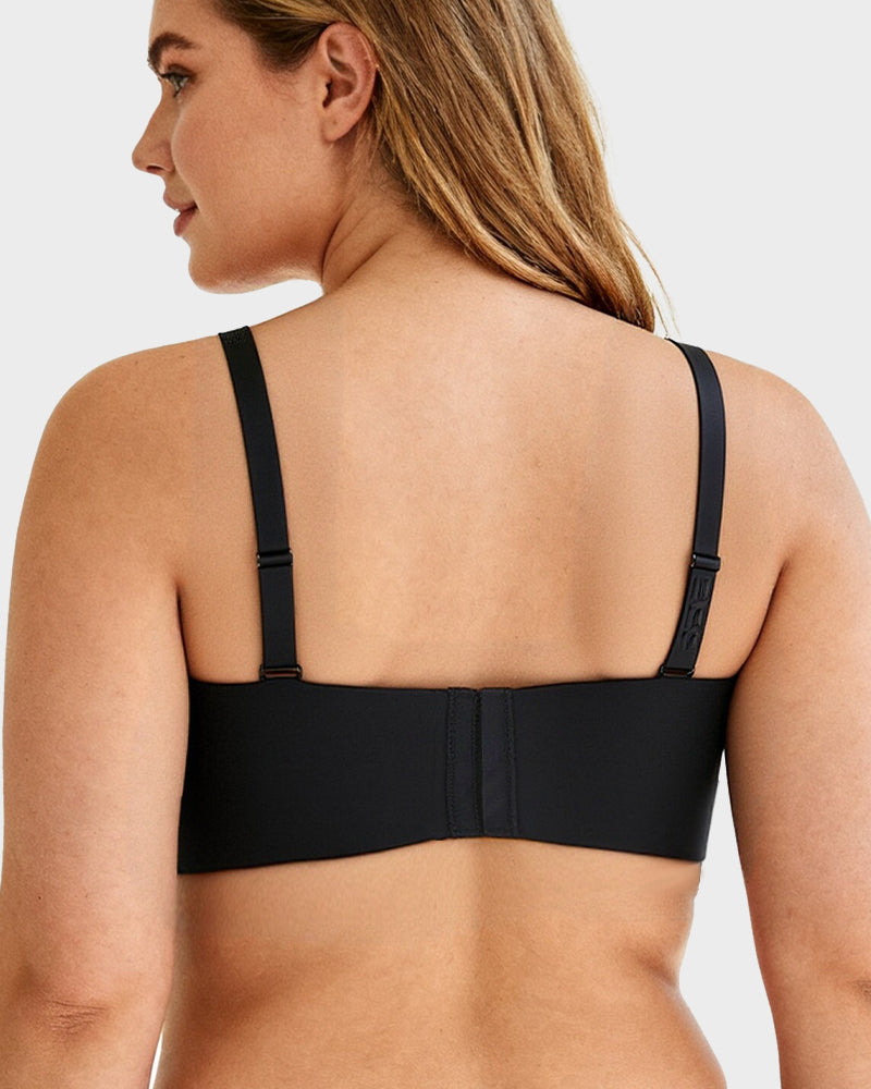 Full Support Non-Slip Convertible Bandeau Bra