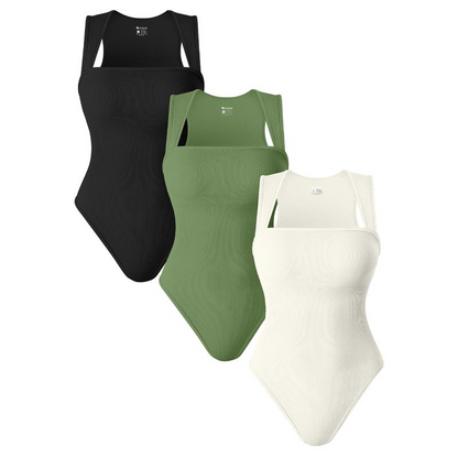 Curvevera™ Ribbed Snatching Bodysuit