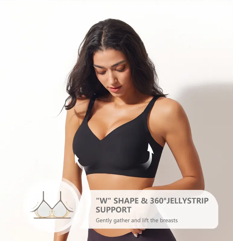 Buttery Soft Wireless Seamless Push Up Bra