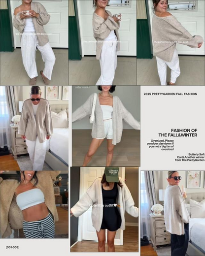 Women's Oversized Cardigan Sweater