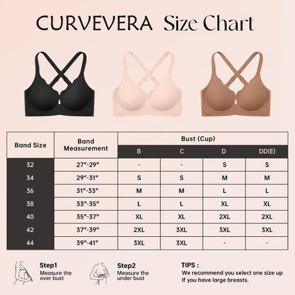 Women Water Drop Hollow Scalloped Flowers V Neck Bras