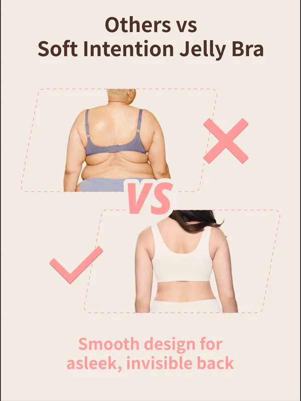 Lifting Wire-Free Antibacterial Jelly Bra 2.0