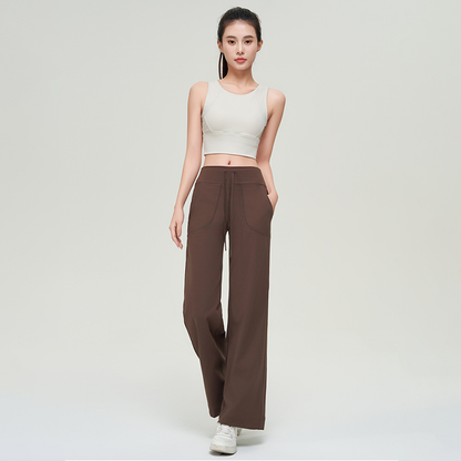 Business Casual High-Waist Wide Leg Pants