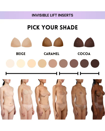 Double-Sided Adhesive Invisible Lift Inserts