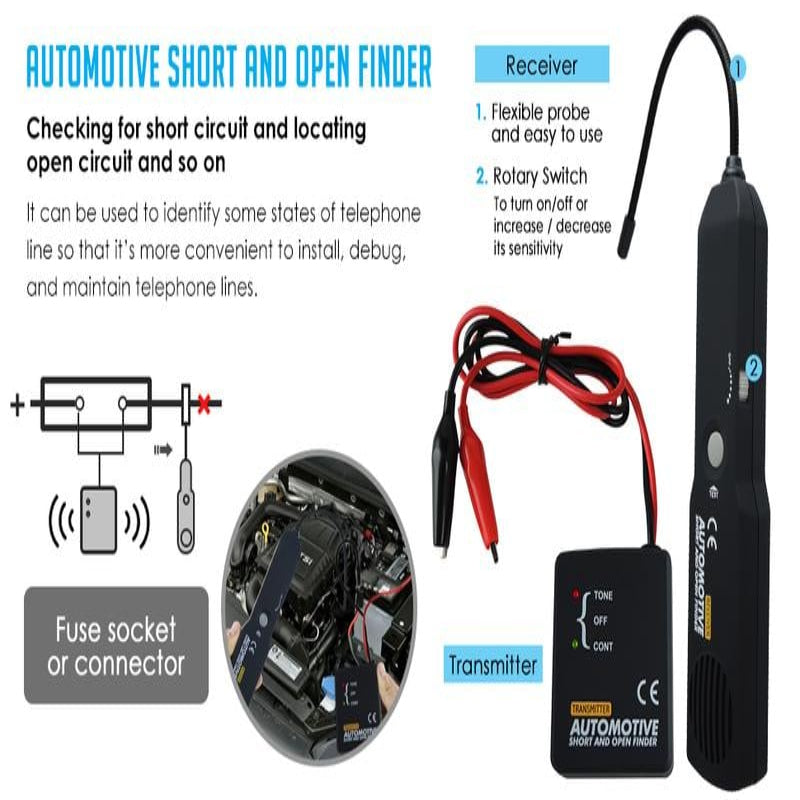 💥 EM415PRO Automotive Electrical Open & Short Finder Circuit Tester With Free Bag