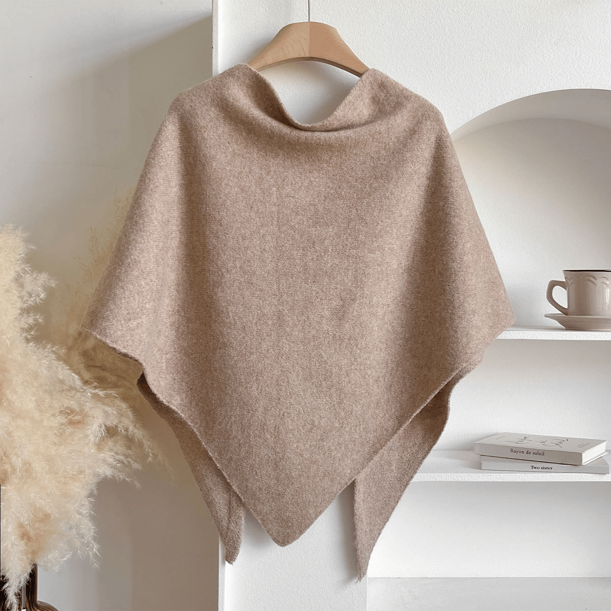 Women's Solid Color Scarf Casual Soft Comfortable Shawl for Daily Wear