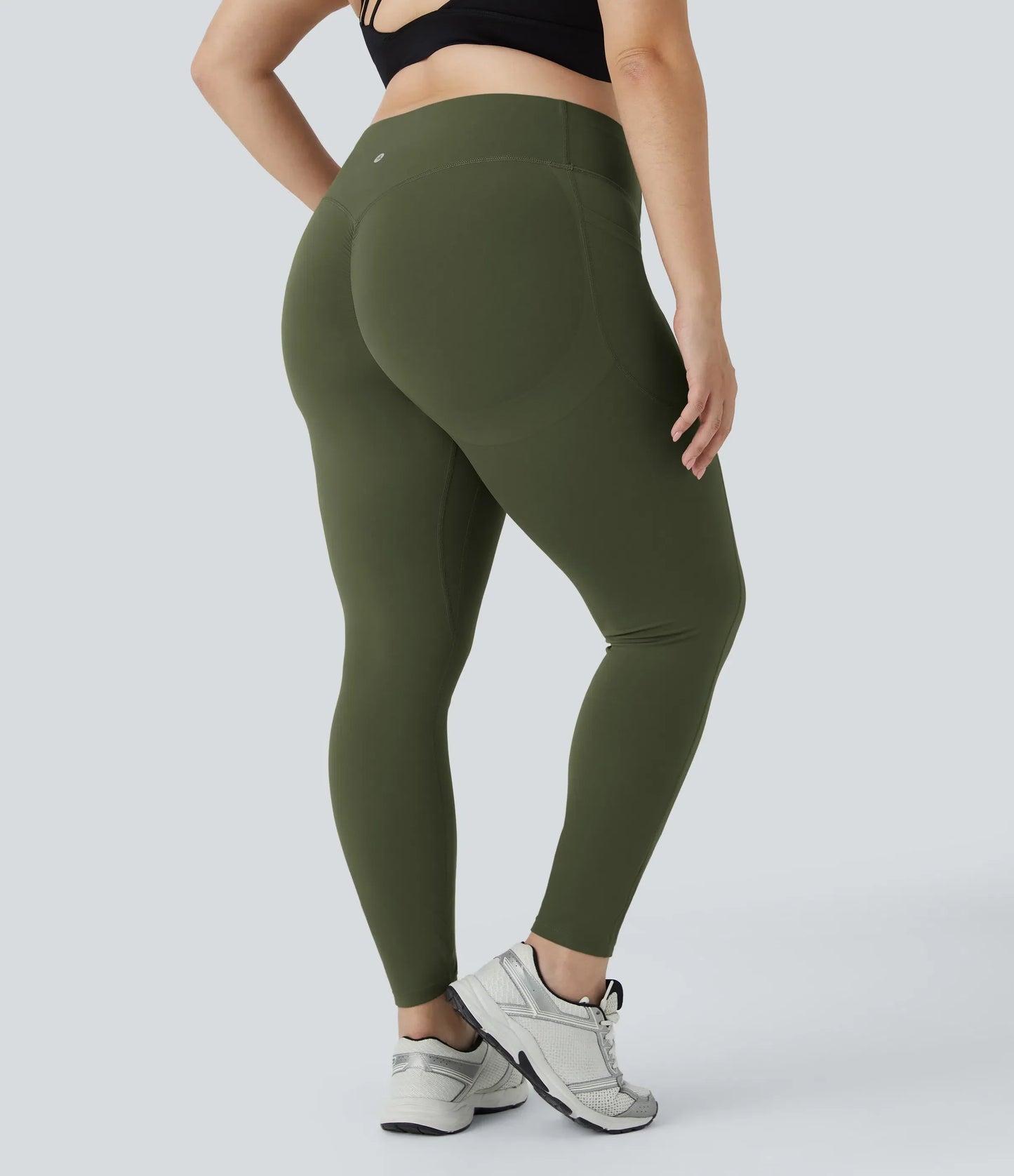 High Waisted Tummy Control Shaping Training Leggings Plus size