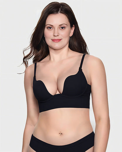 Low Cut U-Shaped Backless Bra