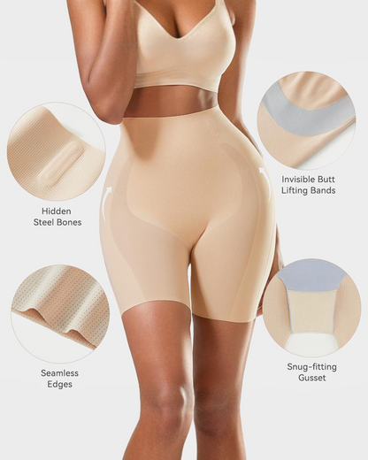 Cooling High-Waist Sculpting Shapewear Shorts