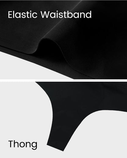 High-Rise Seamless Thong Panty(4 Pack)