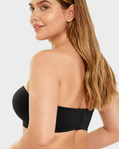 Full Support Non-Slip Convertible Bandeau Bra