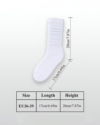 5 Pairs Women’s Slouchy Crew Socks