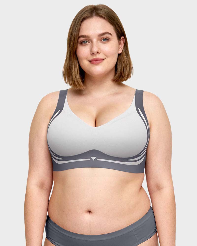 Anti-Sagging Support Shockproof Sports Fixed Cup Bra For Women