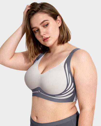 Anti-Sagging Support Shockproof Sports Fixed Cup Bra For Women