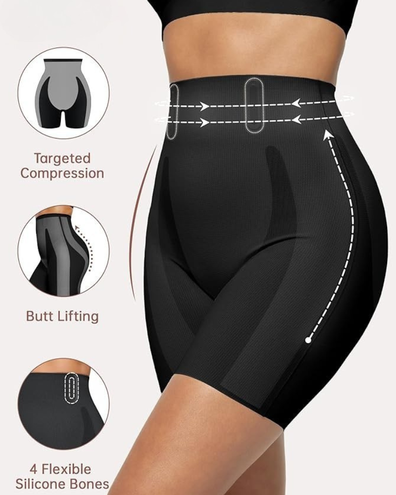 Cooling High-Waist Sculpting Shapewear Shorts