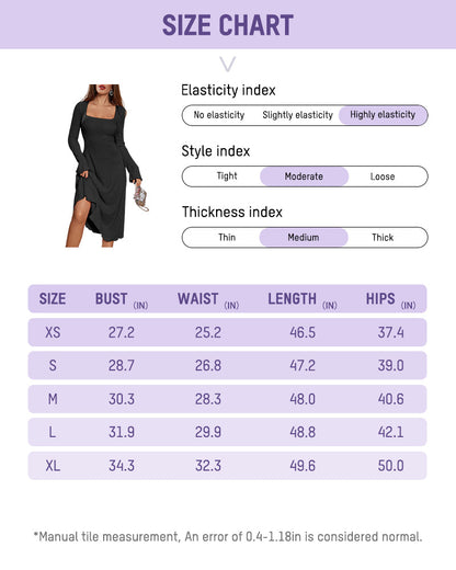 Elegant Lace-Up Square Neck A-Line Dress