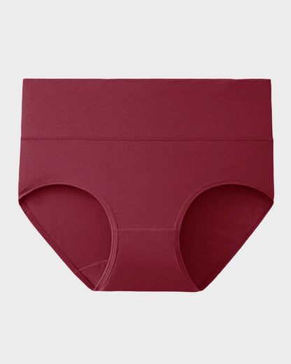High-Waisted Full Coverage Cotton Briefs(4 pack)