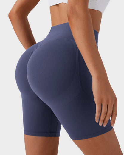 Tummy Control Butt-Lifting Training Shorts with Pockets – 7"