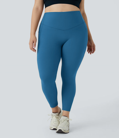 High Waisted Tummy Control Shaping Training Leggings Plus size