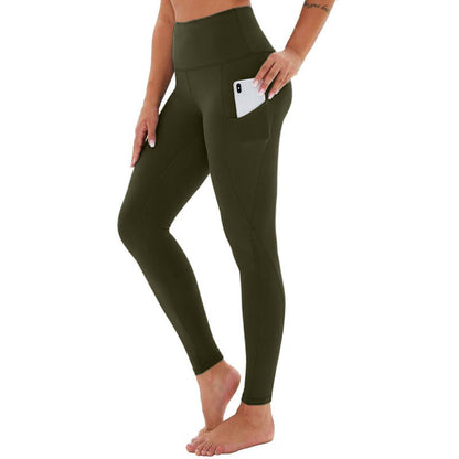 Women's High Waisted Tummy Control Leggings with Pockets