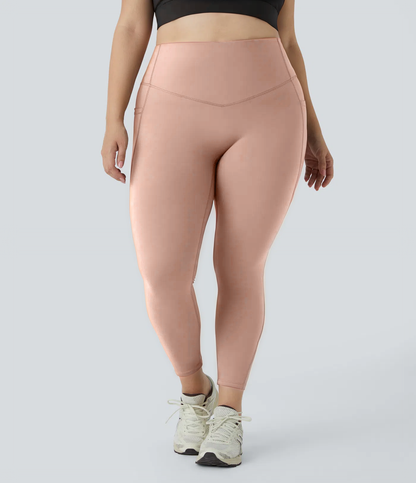 High Waisted Tummy Control Shaping Training Leggings Plus size