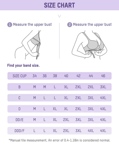 Full Support Wireless Push-Up Minimizer Bra